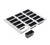Matfer Bourgeat 347415 ExoGlass Cannele Baking set 30 Per Sheet 1-1/3" Dia. x 1-1/3"H 15-3/4"L x 11-3/4"W Stainless Steel Tray - 1 set