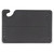 San Jamar CBG6938BK 6" x 9" x 3/8" Black Co-Polymer Saf-T-Grip Bar Cutting Board