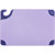 San Jamar CBG121812PR 12" x 18" x 1/2" Purple Co-Polymer Saf-T-Grip Allergen Saf-T-Zone Cutting Board