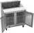 Beverage Air SPE36HC-08 36" W Two-Section Two Door Sandwich Top Refrigerated Counter