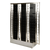 Eastern Tabletop SW6810 Slotwall Insert With Slot Cutouts 3-7/8" Inside Diameter of Bracket Black Coated Finish