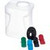 Carlisle 640000 1 Gallon Polypropylene Translucent Mixing Container Pitcher