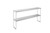Atosa SOD1272 72" W x 12" D x 33" H Stainless Steel 18 Ga. Adjustable Double Overshelf