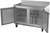 Beverage Air WTF48AHC-FIP 48"W Two Door Stainless Steel Worktop Freezer With 4" Foamed-In Place Backsplash