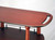 Lakeside 70531 35.5" W Wood Veneer Overlay 2-Shelf Oval Shaped Top Serving Cart-Spice