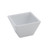 American Metalcraft MELSC15 1 Oz. Plastic White Square Sauce Cup