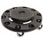 Carlisle 3691103 Round Polyethylene Black Bronco Container Dolly