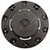 Carlisle 3691103 Round Polyethylene Black Bronco Container Dolly