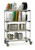 Metro MAX4-PR36VX4 Metromax 4 Mobile Drying Rack Unit 36"W x 68"H 4-Tier