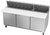 Beverage Air SPE72HC-18C 72" W Three-Section Three Door Sandwich Top Refrigerated Counter