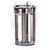 Lakeside 1942 Adjust-a-Fit 13.25" Dia. Round Stainless Steel 1-Tube Open Dish Dispenser