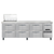 Continental Refrigerator RA93N12M-D 93" W Three-Section Six Drawer Refrigerated Base Sandwich Unit