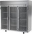 Beverage Air HF3HC-1G 78" W Three-Section Glass Door Reach-In Horizon Series Freezer - 115 Volts