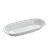 American Metalcraft MLRS16 64 Oz. Plastic White Oblong Bowl
