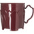 Dinex DX500061 Fenwick 8 oz Cranberry Insulated Mug - 48/Case