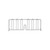 Metro DD24K4 Super Erecta Shelf Divider 8" x 24" Metroseal Gray Epoxy-Coated Corrosion-Resistant Finish