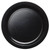 Cambro 9CWNR110
 9"
 PolyCarbonate
 Black
 Round
 Camwear Plate - 48/Case