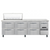 Continental Refrigerator RA93N18M-D 93" W Three-Section Six Drawer Refrigerated Base Sandwich Unit
