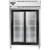 Continental Refrigerator D2RNSGD 52" W Two-Section Glass Door Reach-In Designer Line Refrigerator