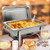 Winco C-2080B Get-A-Grip Chafing Dish 8 qt