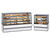Federal Industries SGD7742 77.13" W Slanted Glass High Volume Non-Refrigerated Bakery Case