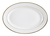 CAC China GRY-12 Super White Porcelain Oval Golden Royal Platter (2 Dozen Per Case)
