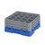 Cambro 16S738168 Camrack Glass Rack With (3) Soft Gray Extenders - 3 Cases
