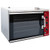 Admiral Craft COH3100WPROS 31.78" W Stainless Steel Electric 4 Half Size Sheet Pans Convection Oven - 240 Volts