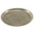 Cambro 1200215 12"Dia. Gray Round Serving Camtray - 12/Case