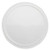 Winco WDP007-101 10" Porcelain Bright White Round Plate (12 Each Per Case)