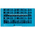 Carlisle RW30-214 30 Rounded Compartments Polypropylene Blue OptiClean NeWave Dishwasher Glass Rack