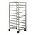 Lakeside 155 10 Pans Stainless Steel Full Height 4" Casters Sheet Pan and Tray Rack