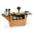 Lakeside 6850 Laminate Top Breakout Dining Station Mobile Modular Enclosed Base with Storage
