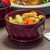 Dinex DX320061 Turnbury 5 oz Cranberry Insulated Pedestal Base Bowl