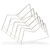 Dinex DX1173XC10 14 Gauge Uncoated Stainless Steel TMP Individual Drying Cradle Insert for 1173 Series
