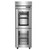 Hoshizaki F1A-HGE Steelheart Series 27.5" W Stainless Steel One-Section 2 Half Hinged Glass Doors Reach-In Freezer - 115 Volts