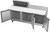 Beverage Air SPE72HC-08C 72" W Three-Section Three Door Sandwich Top Refrigerated Counter
