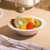 Winco MMB-4W
 4-5/8"
 4 Oz.
 Plastic
 White
 Round
 Fruit Bowl
 8 Dozen (Contains 1 Dozen)