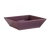 CAC China TG-B6-PLM 15 Oz. Plum Porcelain Square Tango Bowl (2 Dozen Per Case)