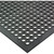 San Jamar KM1100B 3'L x 5'W x 1/2"D Rubber Black Kitchen Mat
