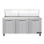 Continental Refrigerator SW72N30M 72" W Three-Section Three Door Mighty Top Sandwich Unit