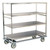 Lakeside 565 Tough Transport 67" W Stainless Steel All Edges Down 4-Shelf Banquet Cart