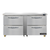 Continental Refrigerator DF60N-U-D 60"W Two-Section Designer Line Undercounter Freezer