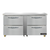 Continental Refrigerator DF60N-U-D 60"W Two-Section Designer Line Undercounter Freezer