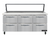 Continental Refrigerator SW72N30M-HGL-D 72" W Three-Section Six Drawer Mighty Top Sandwich Unit with Hinged Glass Lid