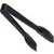 Carlisle 460603 6" W Plastic Black Carly Salad Tongs