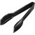 Carlisle 460603 6" W Plastic Black Carly Salad Tongs