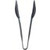 Carlisle 460603 6" W Plastic Black Carly Salad Tongs