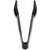 Carlisle 460603 6" W Plastic Black Carly Salad Tongs