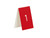 Cal-Mil 271A-1 3.5" W x 5" H Red and White #1 to #25 Engraved Number Tent Set
